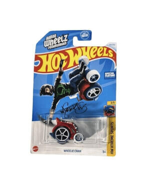 2024 Hot Wheels Hw Xtreme Sports Wheelie Chair, 64/250 Red 3/5 Aaron Wheelz